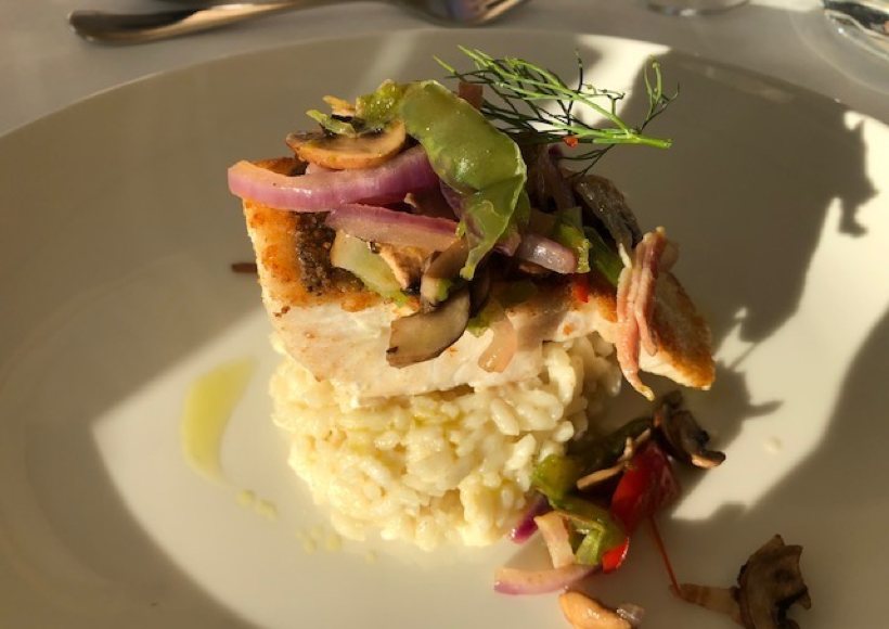 Einkorn-Risotto mit Wolfsbarsch und Buttergemüse – sempre-vita.com